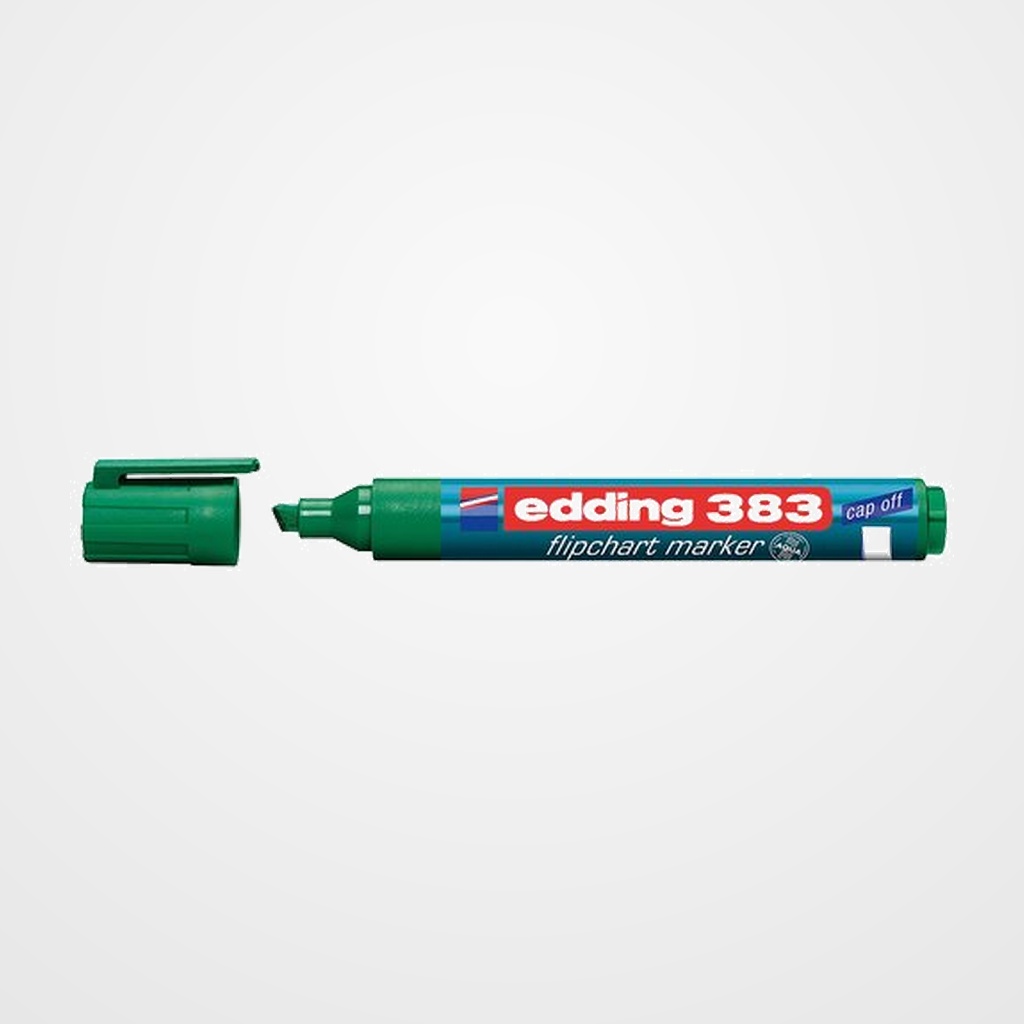MARCADOR FLIPCHART EDDING 383 BISELADO VERDE