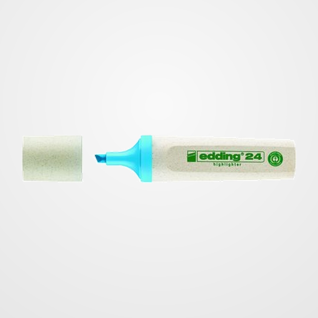 MARCADOR FLUOR EDDING 24 ECOLINE AZUL CLARO