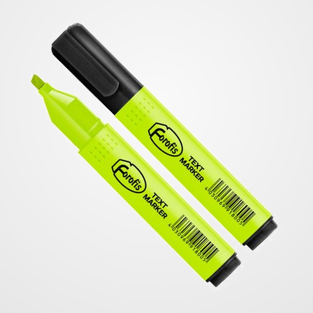 MARCADOR FLUOR FOROFIS COMPACT AMARILLO