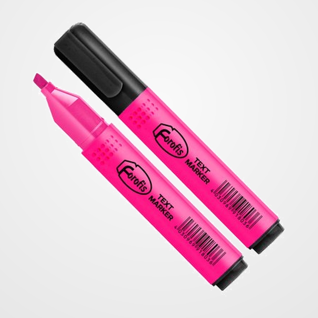 MARCADOR FLUOR FOROFIS SLIM ROSA