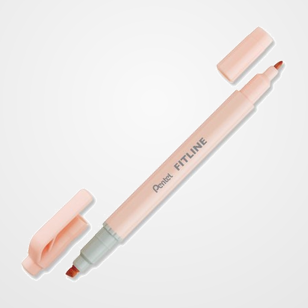 MARCADOR FLUOR PENTEL DOBLE PUNTA NARANJA PASTEL