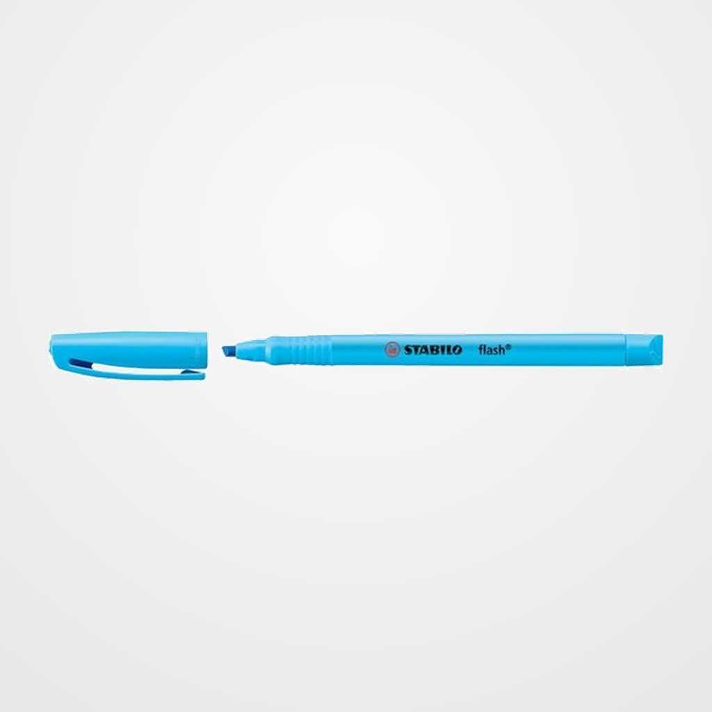 MARCADOR FLUOR STABILO FLASH 555  AZUL