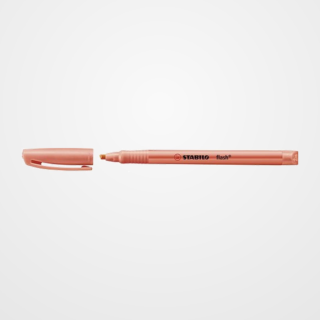 MARCADOR FLUOR STABILO FLASH 555  ROJO