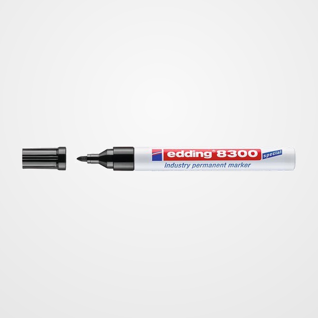 MARCADOR INDUSTRIAL EDDING 8300 PUNTA 2-4mm NEGRO