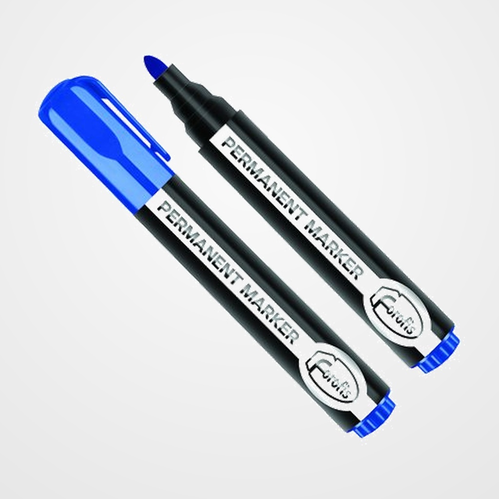MARCADOR PERMANENTE FOROFIS CONICO AZUL