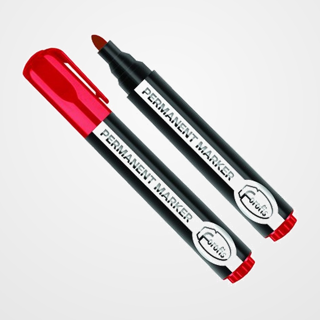 MARCADOR PERMANENTE FOROFIS CONICO ROJO