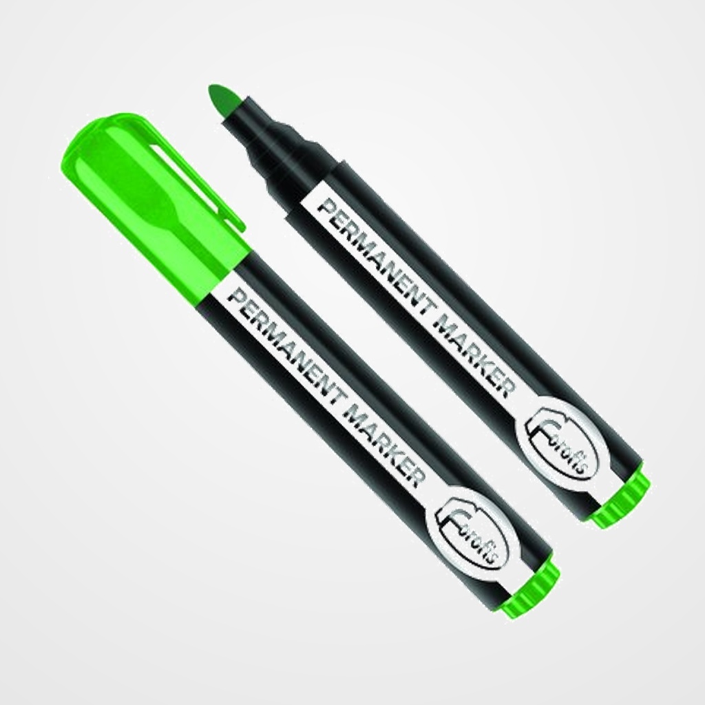 MARCADOR PERMANENTE FOROFIS CONICO VERDE