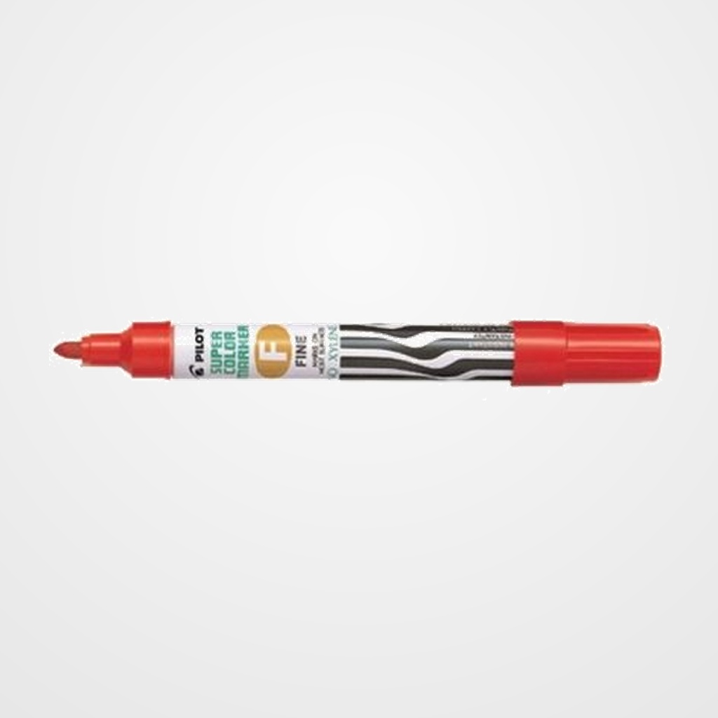 MARCADOR PERMANENTE PILOT SCA-F CONICO 1,0 mm ROJO