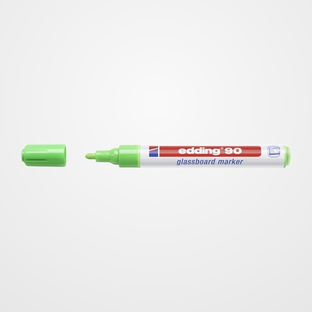 MARCADOR PIZARRA CRISTAL EDDING 90 CONICO VERDE CLARO