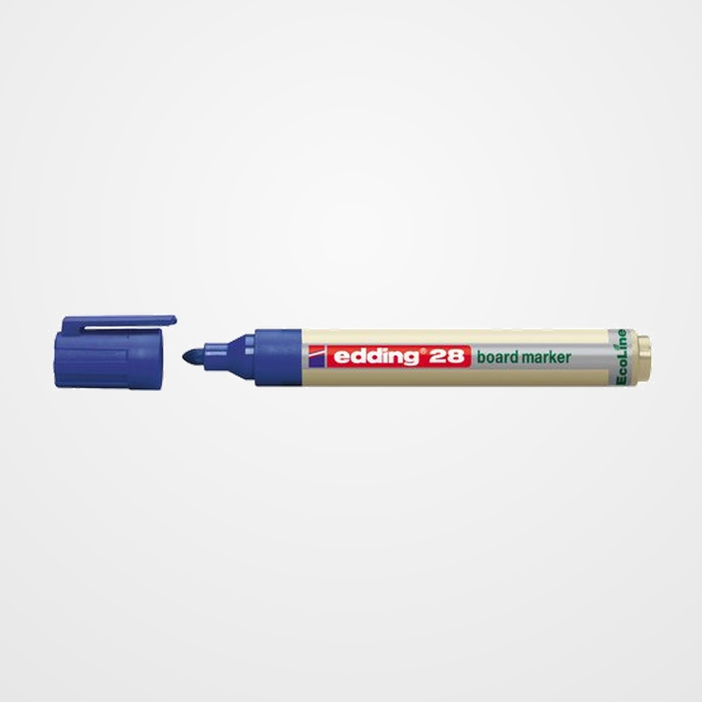 MARCADOR PIZARRA EDDING 28 ECOLINE CONICO AZUL