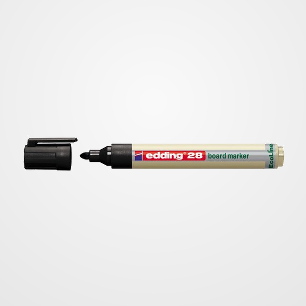 MARCADOR PIZARRA EDDING 28 ECOLINE CONICO NEGRO