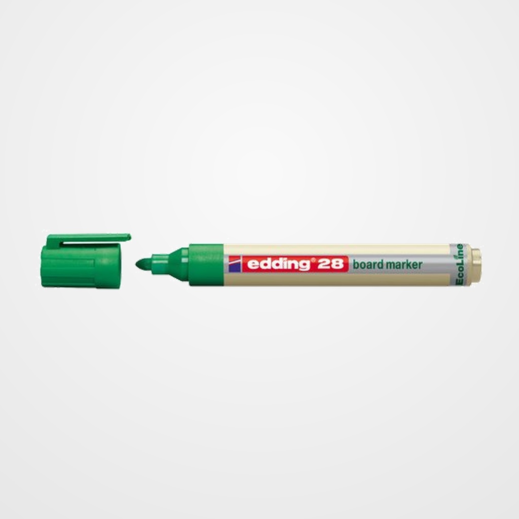 MARCADOR PIZARRA EDDING 28 ECOLINE CONICO VERDE
