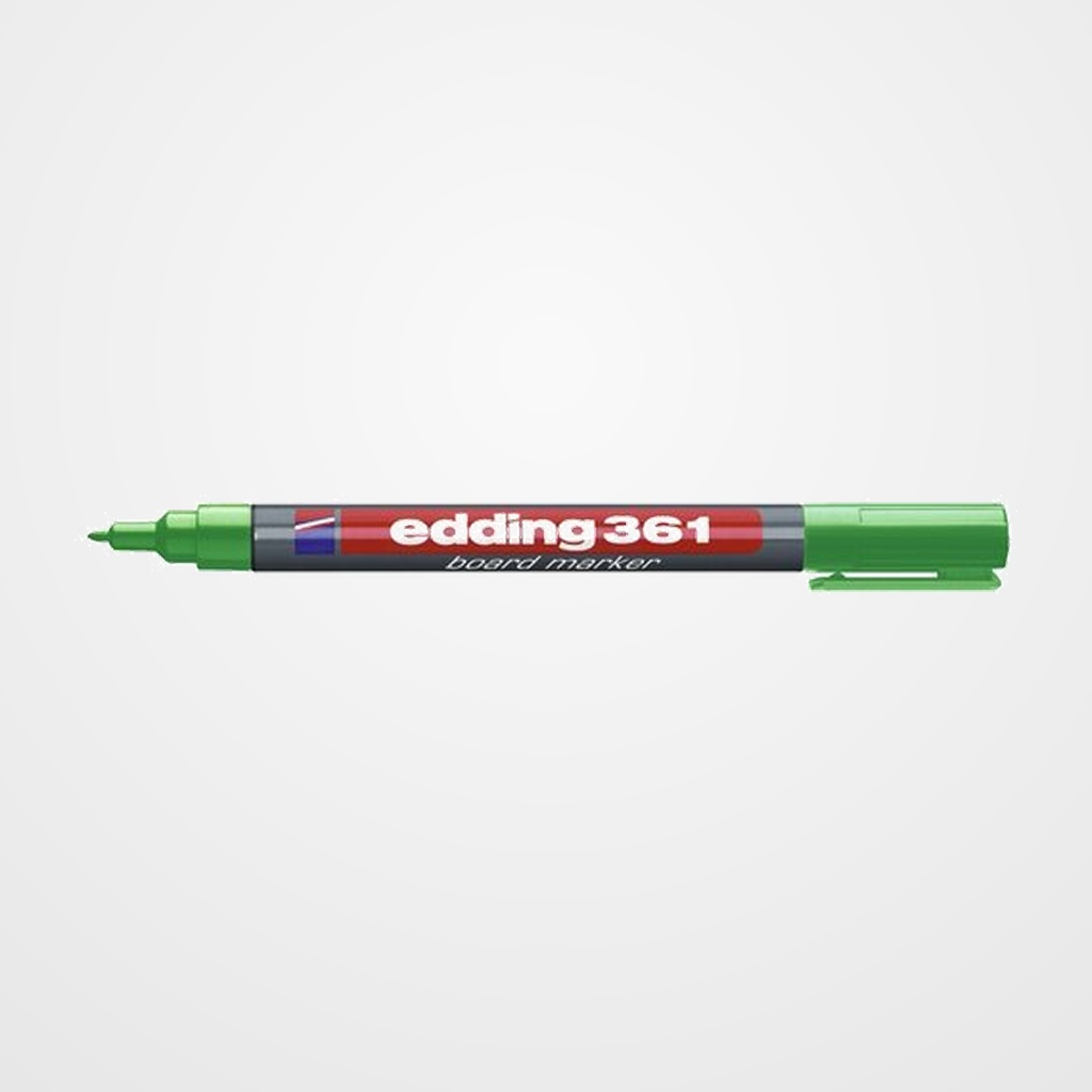 MARCADOR PIZARRA EDDING 361 CONICO VERDE