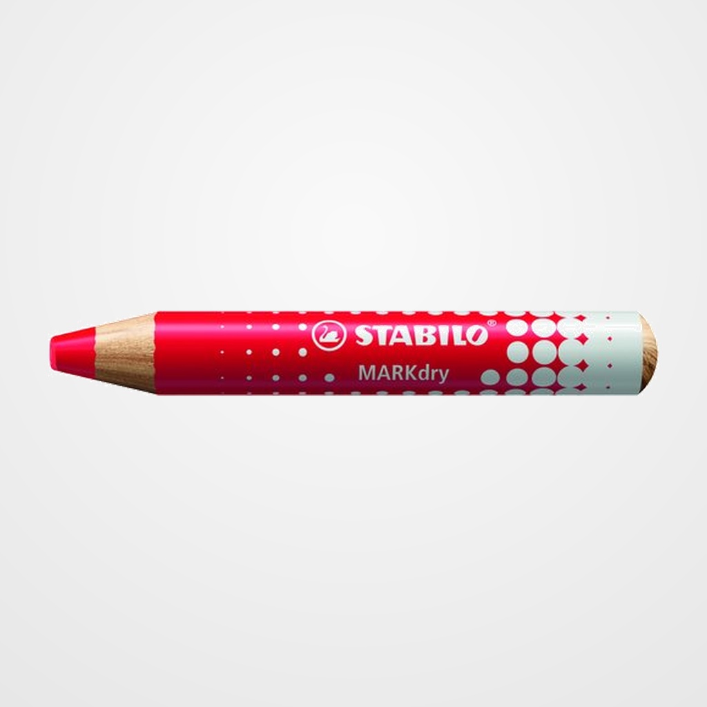 MARCADOR PIZARRA STABILO MARKDRY ROJO