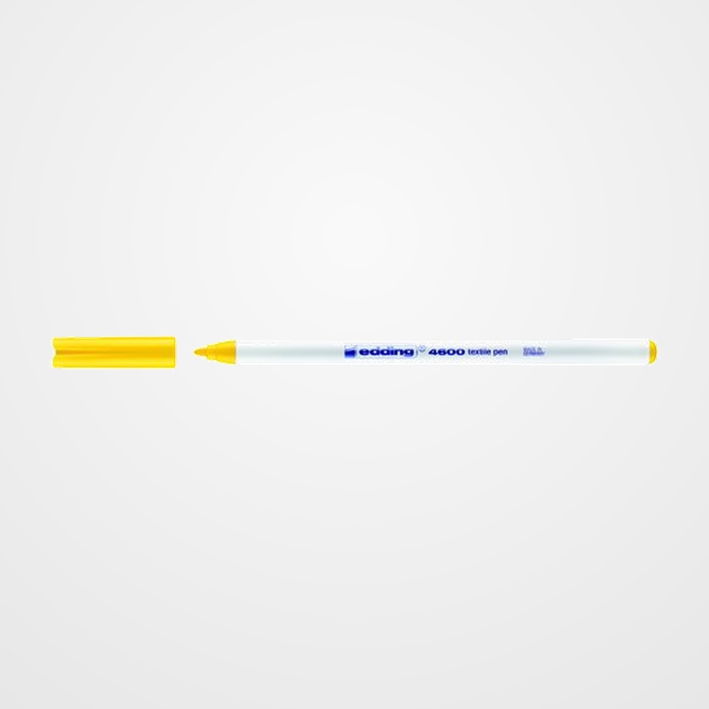 MARCADOR TEXTIL EDDING 4600 (fino) AMARILLO