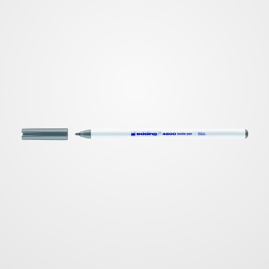 MARCADOR TEXTIL EDDING 4600 (fino) GRIS