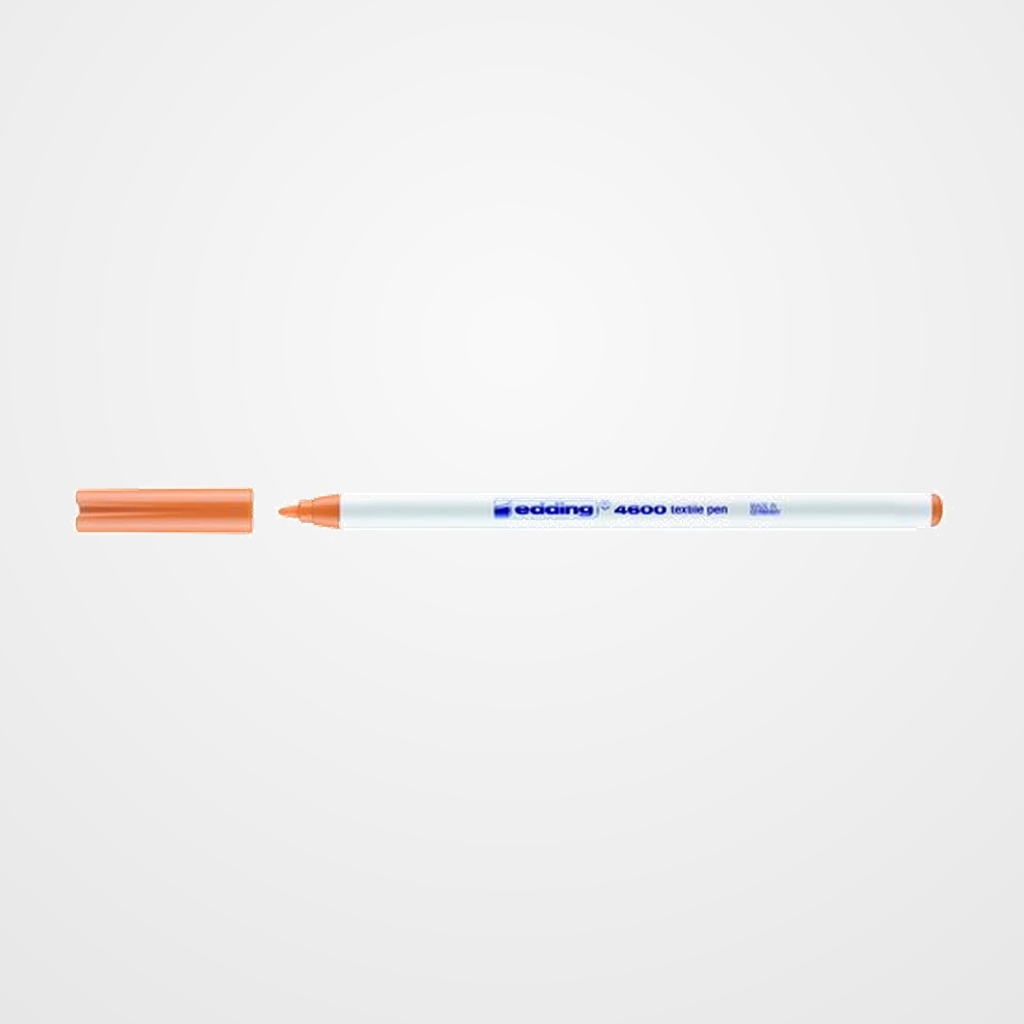 MARCADOR TEXTIL EDDING 4600 (fino) NARANJA CLARO