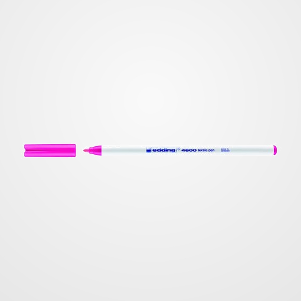 MARCADOR TEXTIL EDDING 4600 (fino) ROSA NEON