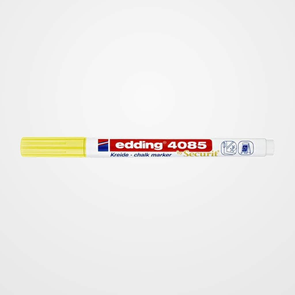 MARCADOR TIZA LIQUIDA EDDING 4085 AMARILLO NEON