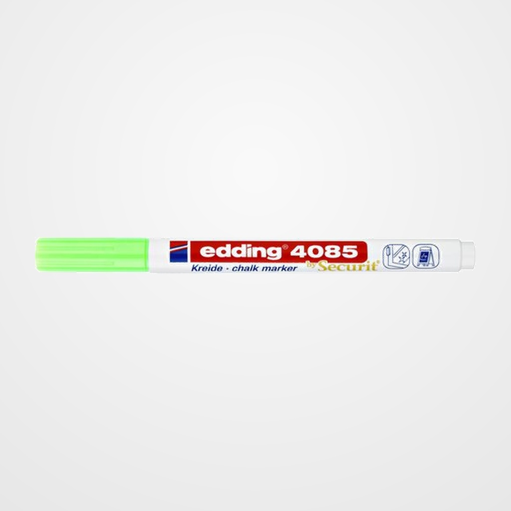 MARCADOR TIZA LIQUIDA EDDING 4085 VERDE NEON