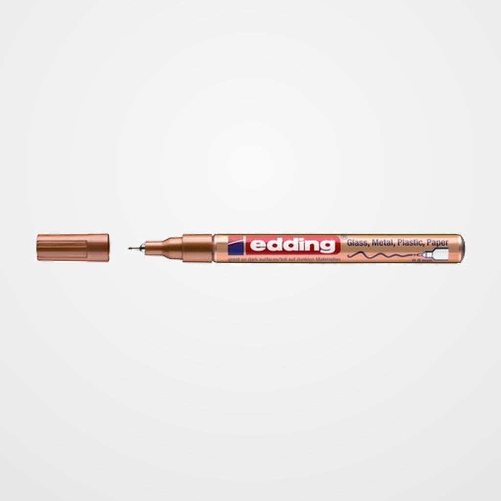 MARCADOR T.OPACA PERM. EDDING  780 CONICO COBRE