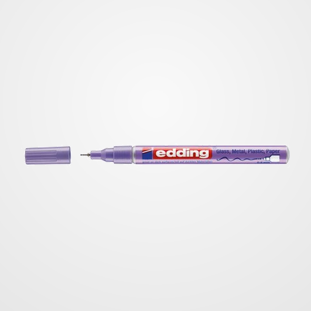 MARCADOR T.OPACA PERM. EDDING  780 CONICO METALICO VIOLETA