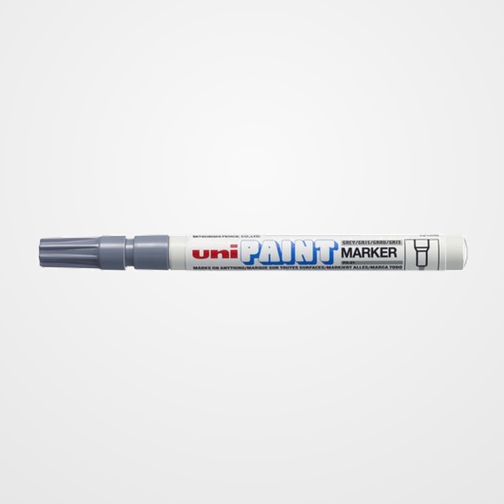 MARCADOR T.OPACA PERM. UNI-BALL PAINT MARKER 0,8 (PX-21)  GRIS