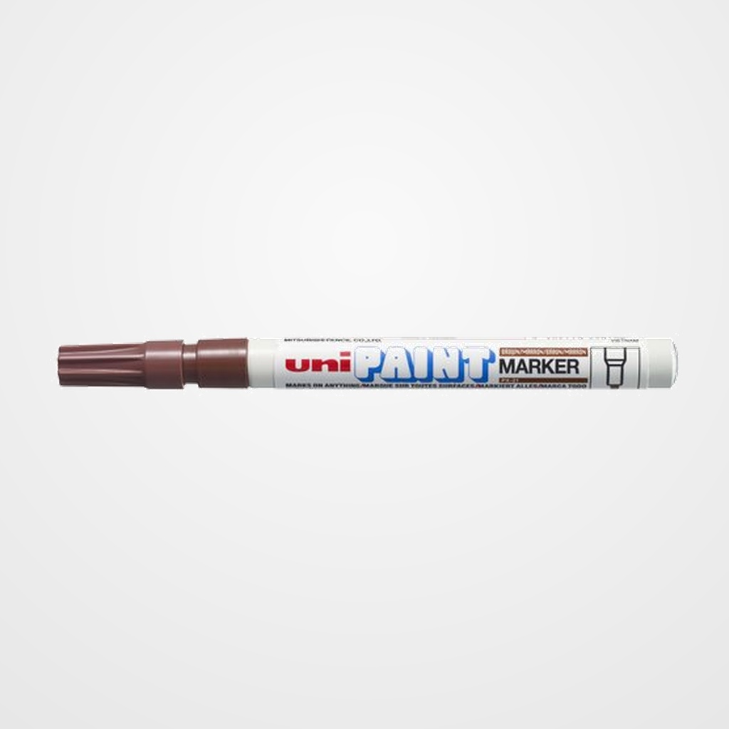 MARCADOR T.OPACA PERM. UNI-BALL PAINT MARKER 0,8 (PX-21)  MARRON