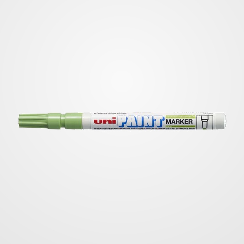 MARCADOR T.OPACA PERM. UNI-BALL PAINT MARKER 0,8 (PX-21)  VERDE CLARO