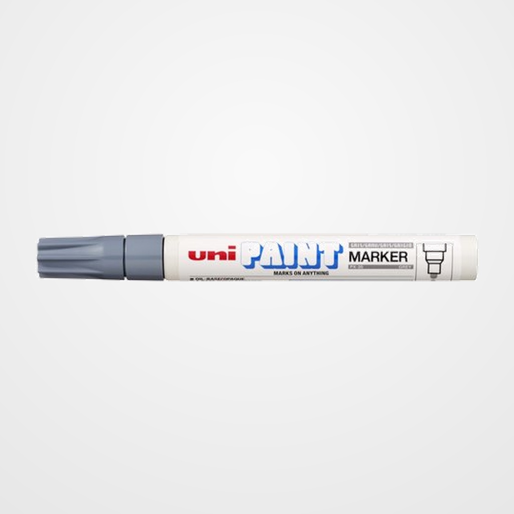 MARCADOR T.OPACA PERM. UNI-BALL PAINT MARKER 2,2 (PX-20)  GRIS