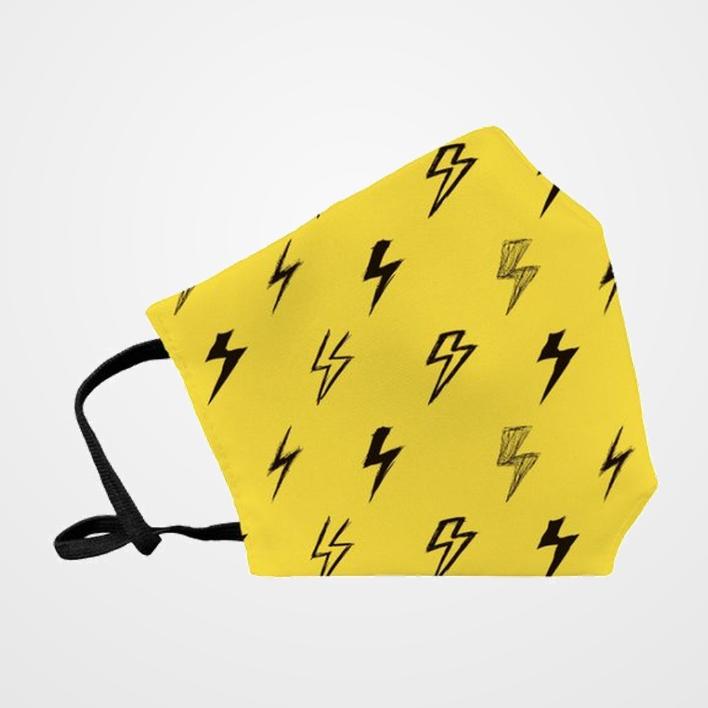 MASCARILLA DE PROTECCION REUTILIZABLE FULI GRANDE TALLA L STORM AMARILLA