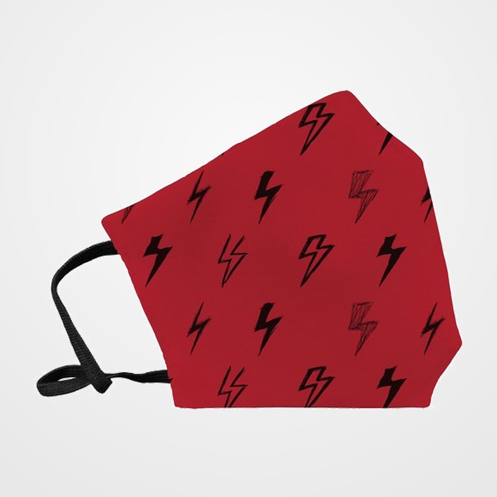 MASCARILLA DE PROTECCION REUTILIZABLE FULI GRANDE TALLA L STORM ROJO