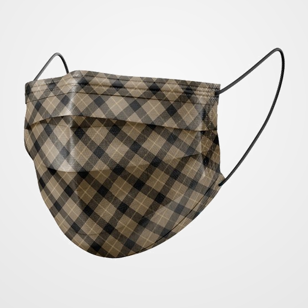 MASCARILLA QUIRURGICA IIR 3 CAPAS DESECHABLE FIRST PROTEC CUADROS PAQUETE de 10