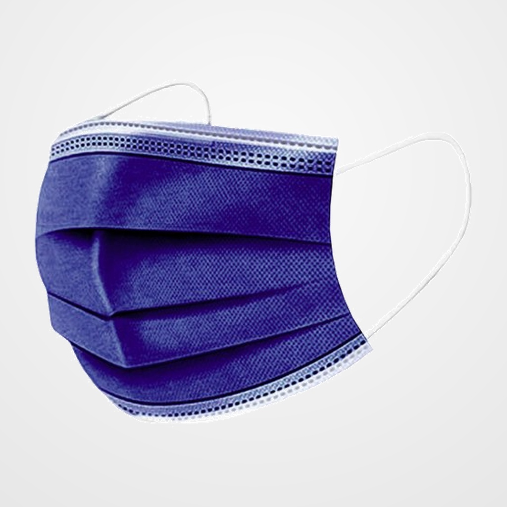 MASCARILLA QUIRURGICA IIR 3 CAPAS DESECHABLE GALMASK INFANTIL AZUL MARINO PAQUETE de 10