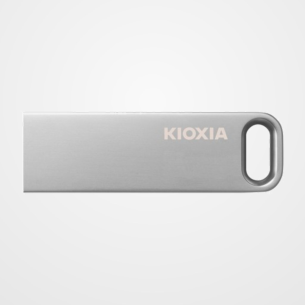 MEMORIA USB 128GB KIOXIA/TOSHIBA TRANSMEMORY U366 3.2 METAL GRIS (Incluye Canon LPI de 0,24)