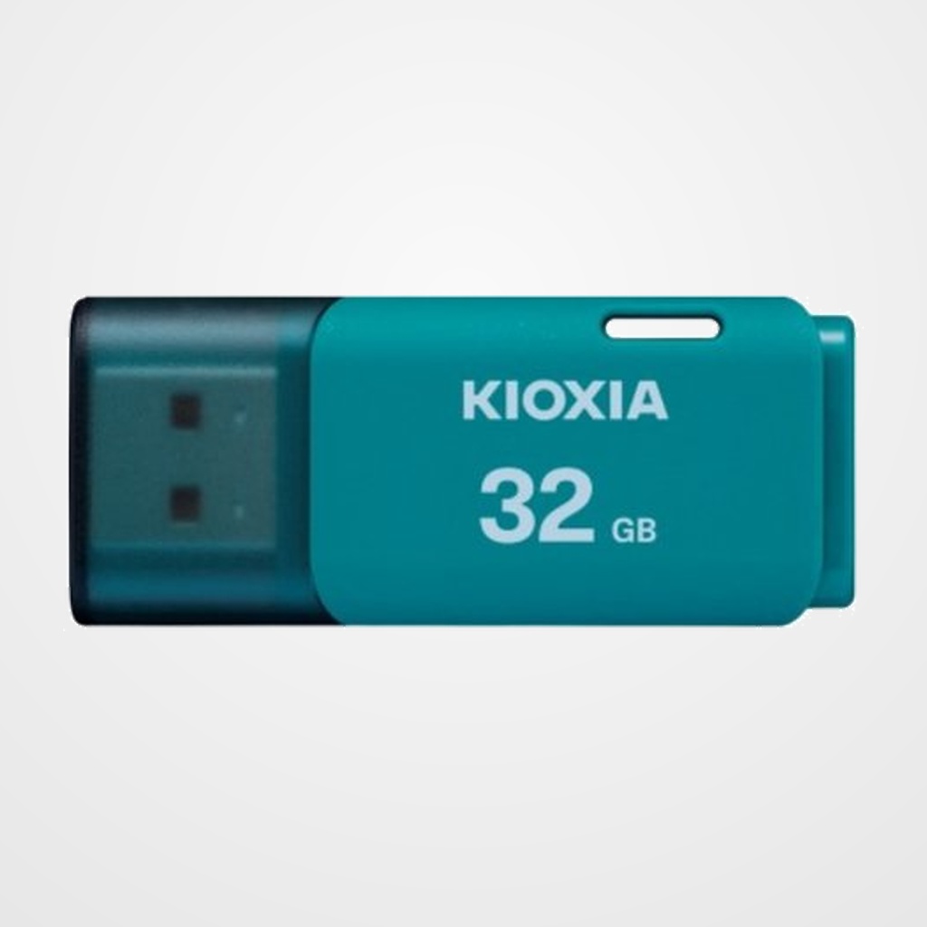MEMORIA USB 32GB KIOXIA/TOSHIBA U202 AQUA 2.0 AZUL (Incluye Canon LPI de 0,24)