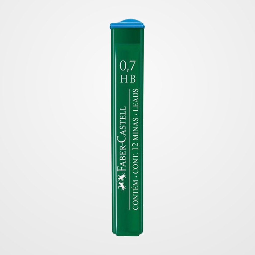 MINAS  FABER-CASTELL POLYMER 0,7 - HB (TUBO de 12)