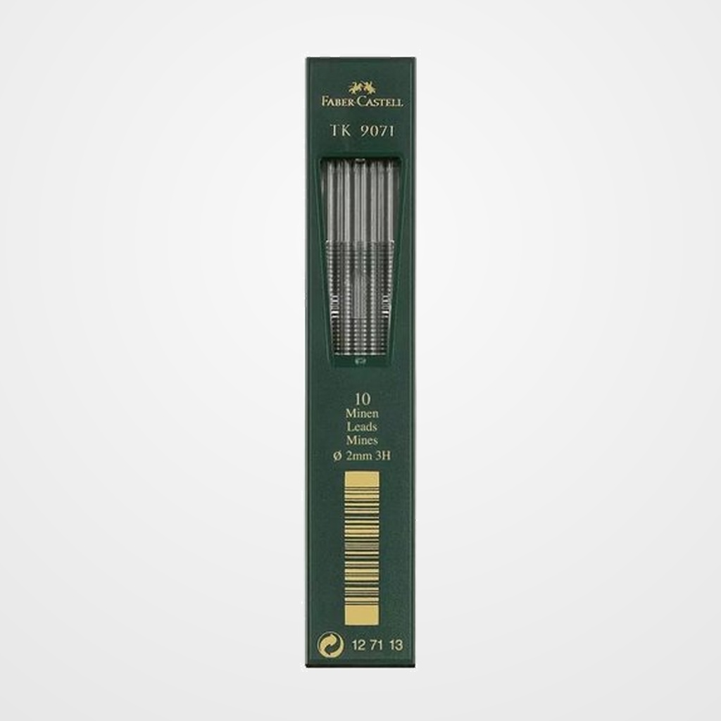 [21901147] MINAS  FABER-CASTELL TK 9071  2,0 - 3H (ESTUCHE de 10)