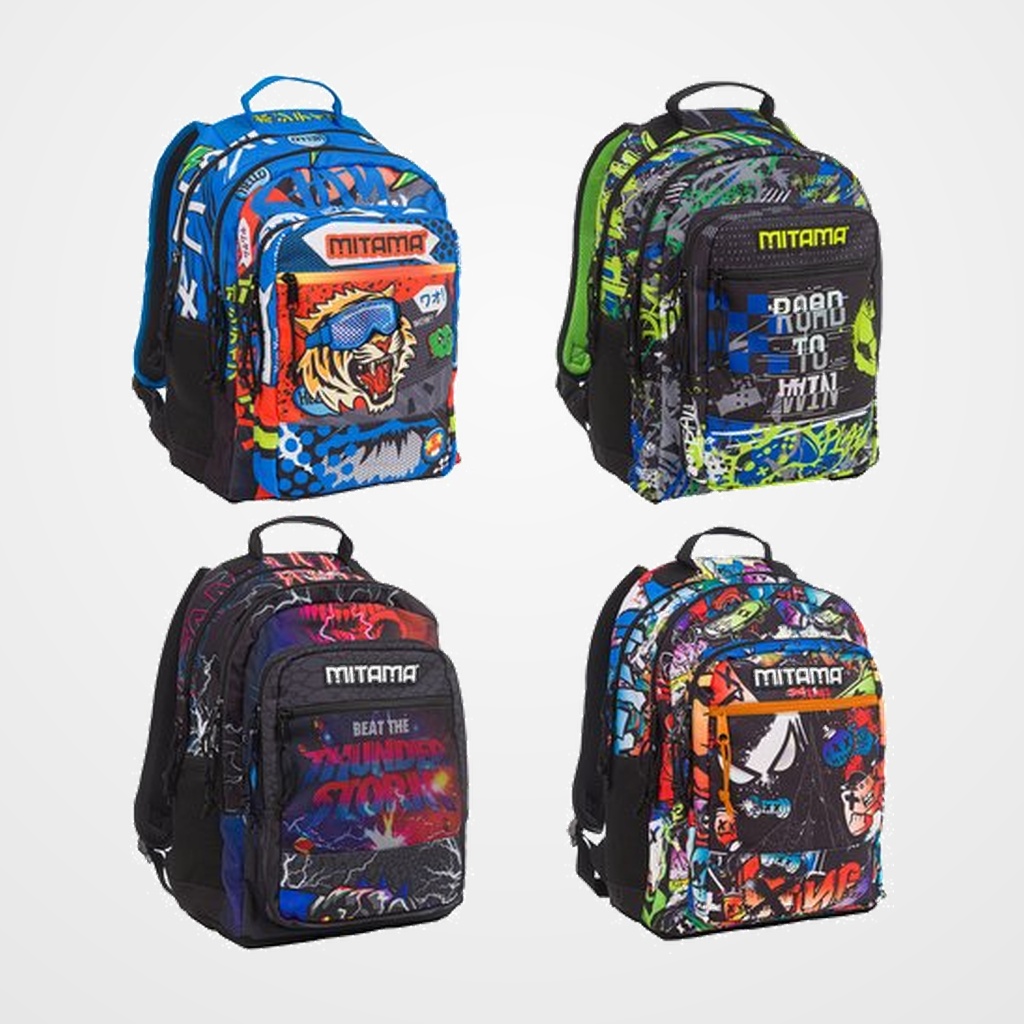 MOCHILA MITAMA NEW PLUS BOY 3 COMPART. (30 litros) SURTIDO