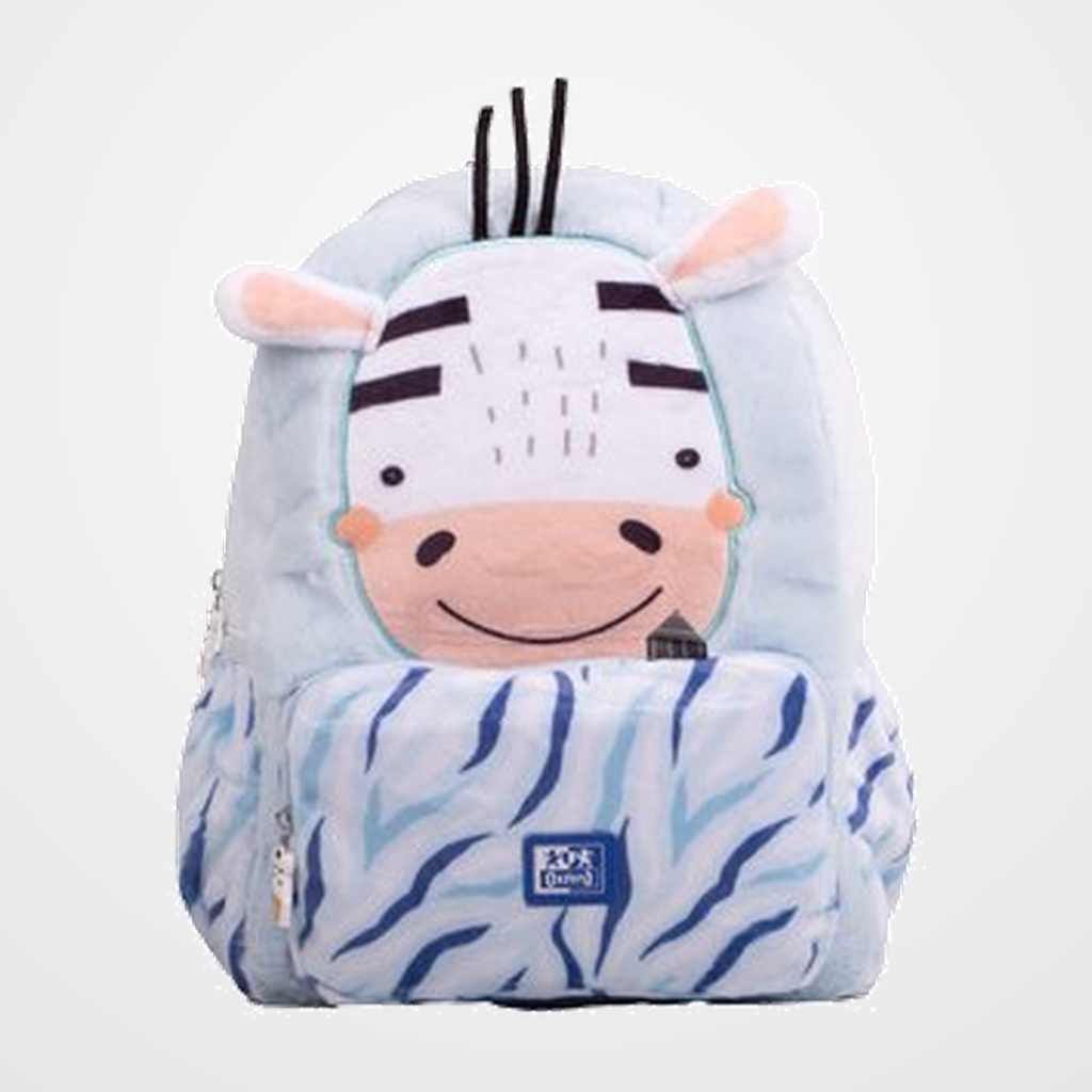 MOCHILA OXFORD INFANTIL OXFANIMALS KIDS CEBRA