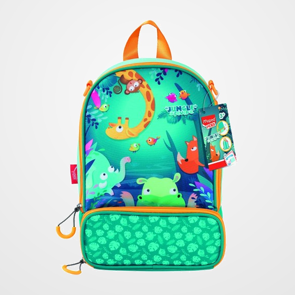 [28101148] MOCHILA PORTA ALIMENTO MAPED JUNGLE FEVER 7,1l