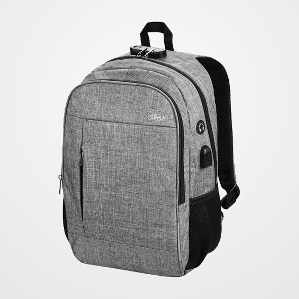 MOCHILA SUBBLIM URBAN LOCK BACKPACK 16  GRIS