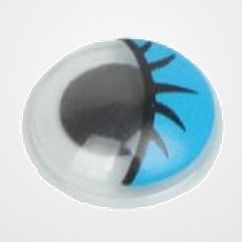 [25208649] OJOS MOVILES SMART AZUL 18 mm. PACK de 20