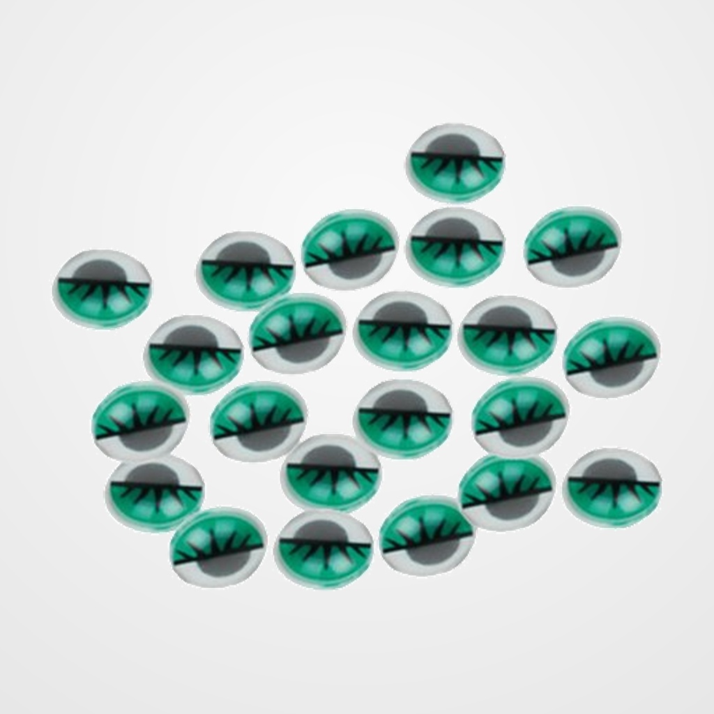 OJOS MOVILES SMART VERDE 15 mm. PACK de 30