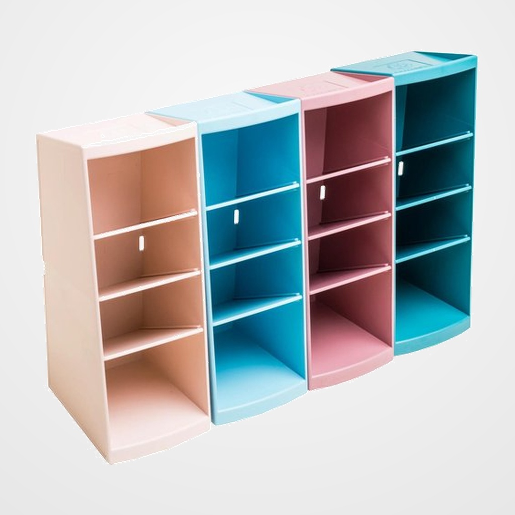 [22501056] ORGANIZADOR SOBREMESA EXACOMPTA SKANDI TORRE DE 4 COMPARTIMENTOS SURTIDO (4 col.)
