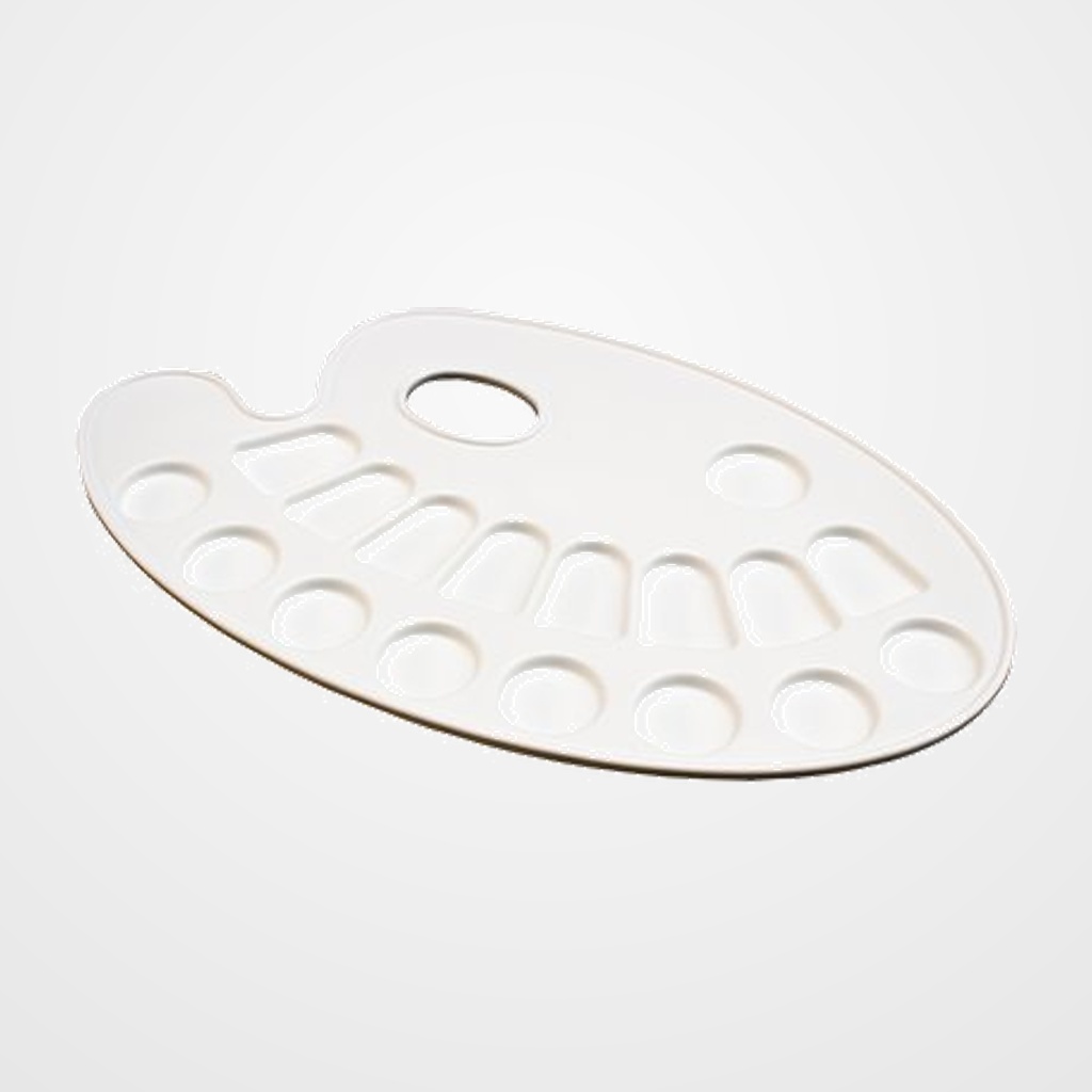 PALETA OLEF PLASTICO OVALADA 17 DEPOSITOS