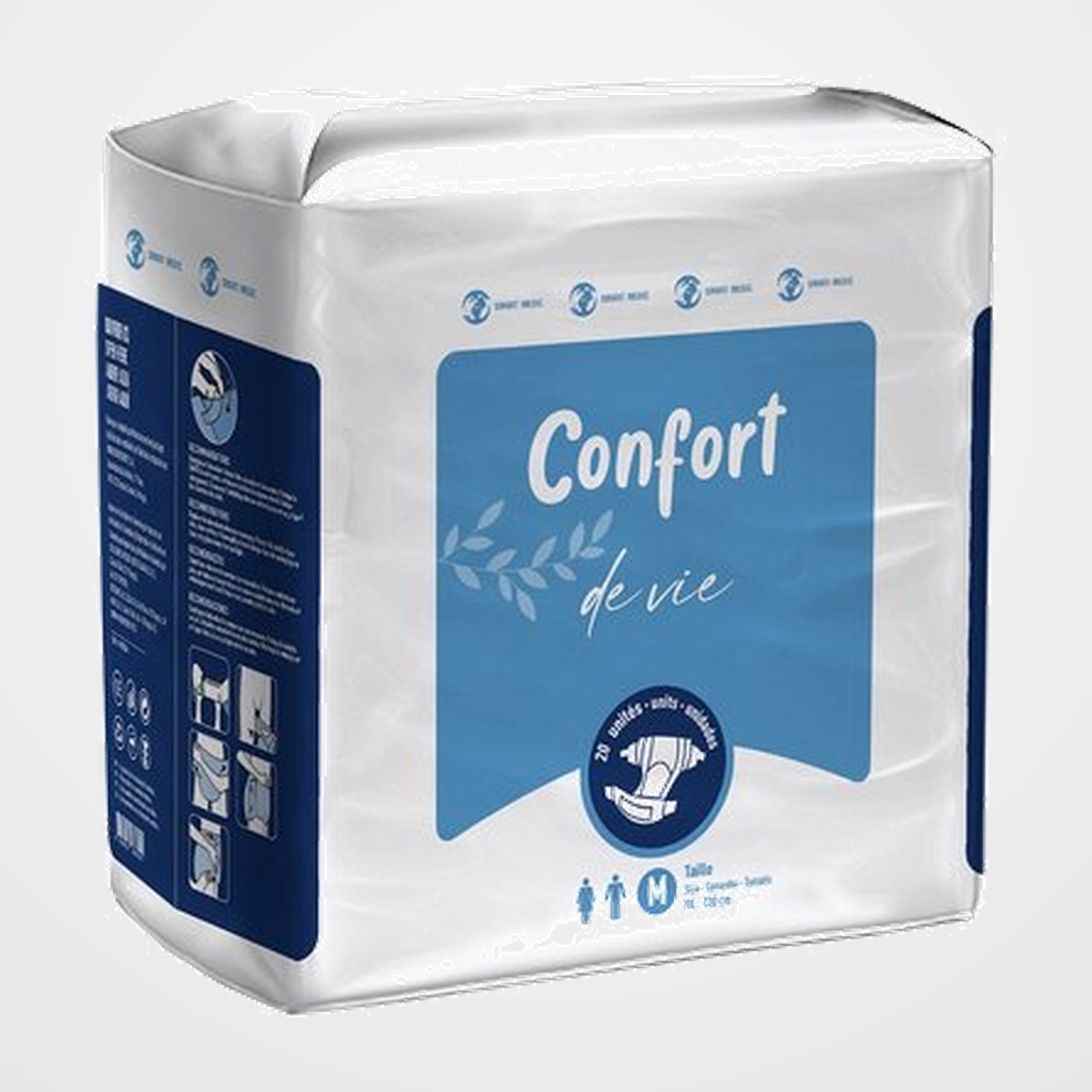 [90001004] PAÑALES PHARMIA COMFORT TALLA M PAQUETE de 20