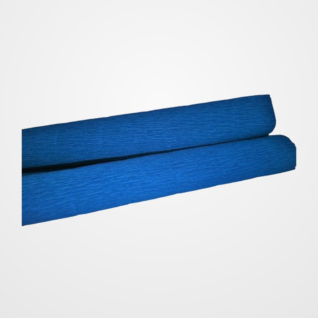 PAPEL CREPE (PINOCHO) SPAPER FLOWER 0,5x2,5 m AZUL