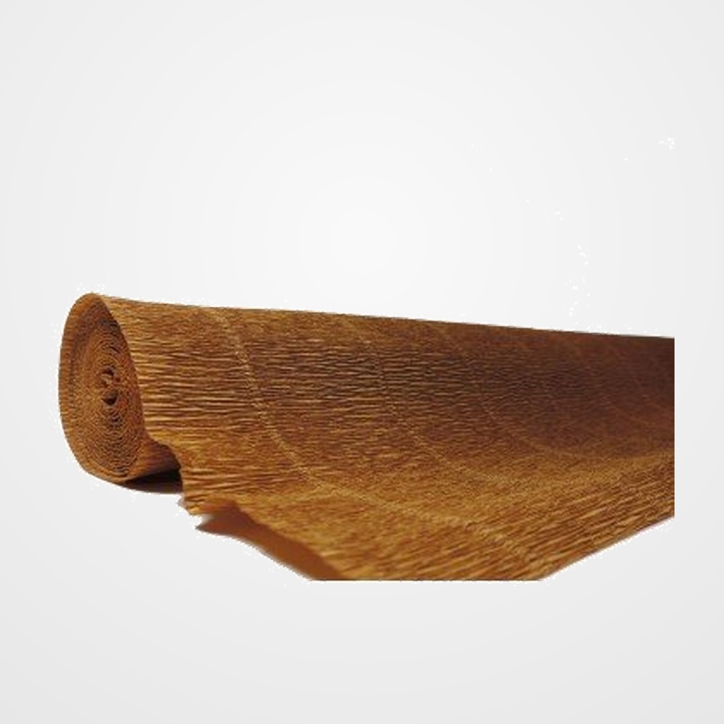 PAPEL CREPE (PINOCHO) SPAPER FLOWER 0,5x2,5 m MARRON