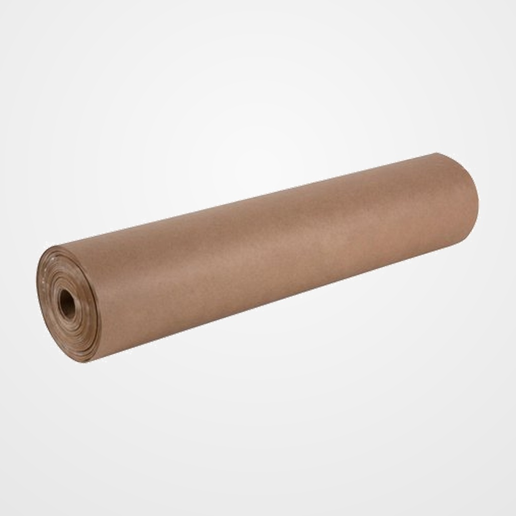 PAPEL de EMBALAR KRAFT PRIMERA MARRON 51 KRAFT V 60 gr 110 cm diametro ext.30 BOBINA 60 Kg (aprox.) 930mt aprox.